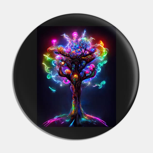 A Wishing Tree of Life and Dreams Pin by AlexandrAIart