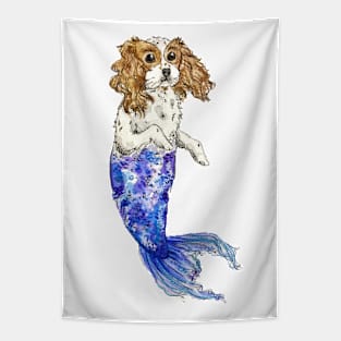 Beagle Mermaid Tapestry