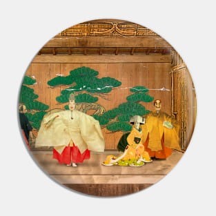 The Noh Theatre Pin