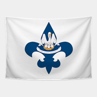 Louisiana Fleur De Lis Tapestry