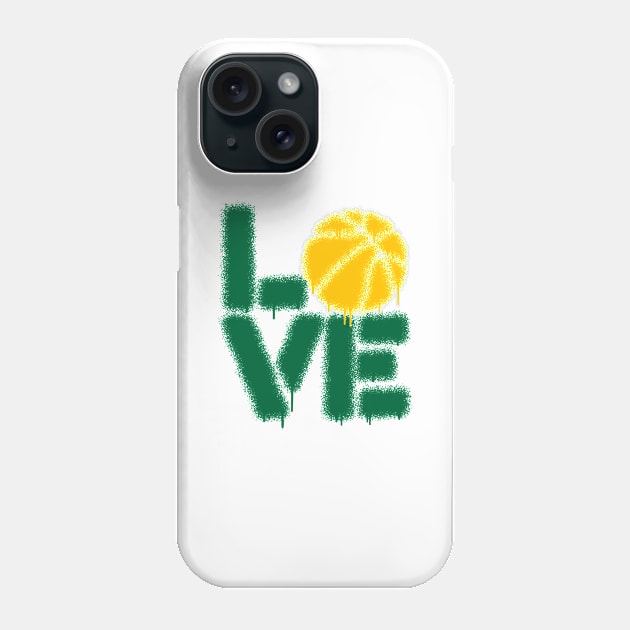 BASKETBALL LOVE sprsncs Phone Case by undergroundART