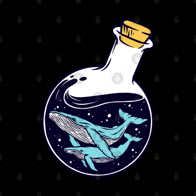 Whale in the Bottle by TambuStore