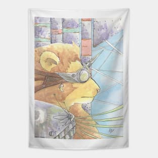 Lion Pilot Tapestry