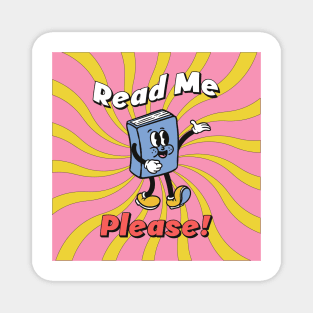 vintage book cartoon character Magnet