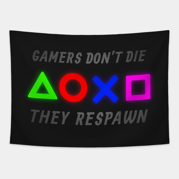 Gamer Respawn Tapestry by PH-Design