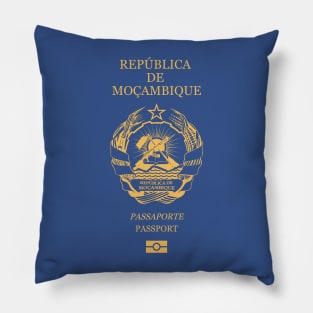 Mozambique passport Pillow