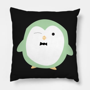 Penguin with Bowtie Pillow