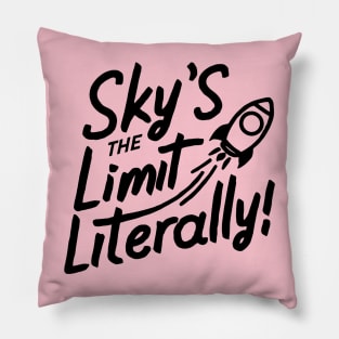 Sky's The Limit Literally RC plane Pillow