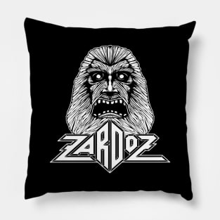 Zardoz Head (Black Print) Pillow