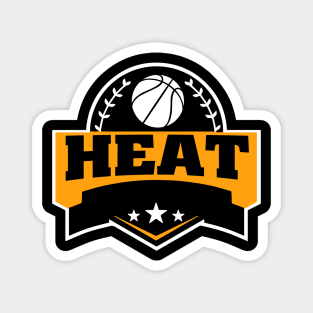 Personalized Basketball Heat Proud Name Vintage Beautiful Magnet