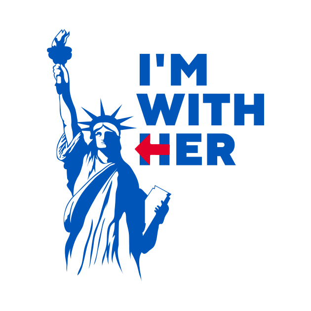 The I'm With Her by FranklinPrintCo