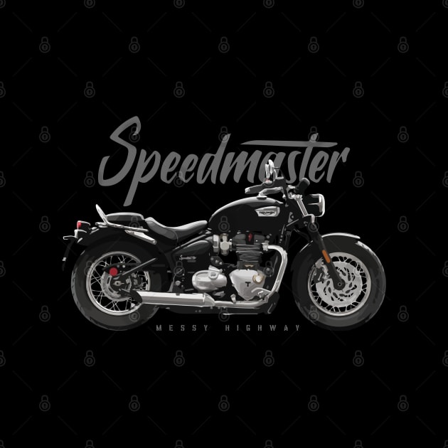 Triumph Bonneville Speedmaster 18 black, sl by MessyHighway