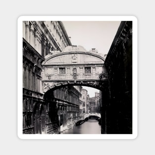 Venice Italy medieval walkway Ponte dei Sospiri Magnet