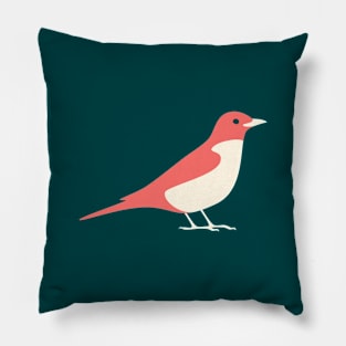 American Robin (Red) Pillow