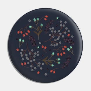 Woodland Berries - Blue Pin