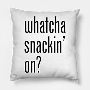 Snack Situation question Pillow