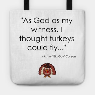 WKRP Thanksgiving Turkey Drop Tote