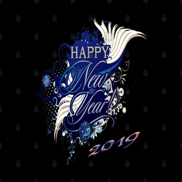 Happy new year 2019 by Creativehub