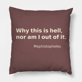 Doctor Faustus Quote by Christopher Marlowe Pillow