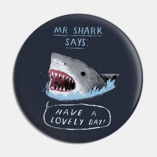 mr shark Pin