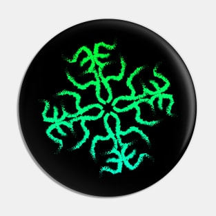 Green Ornament Pin