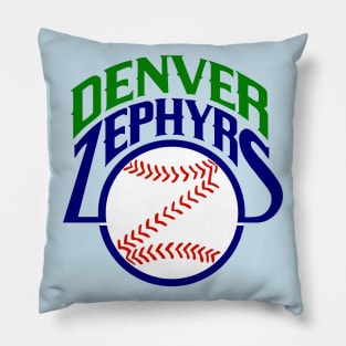 Defunct Denver Zephyrs Baseball 1989 Pillow