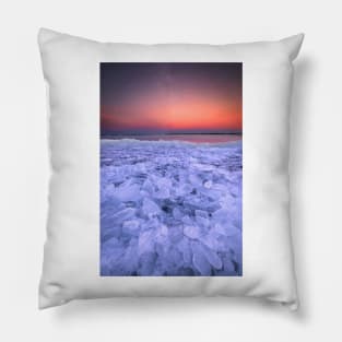 Ice landscape Pillow