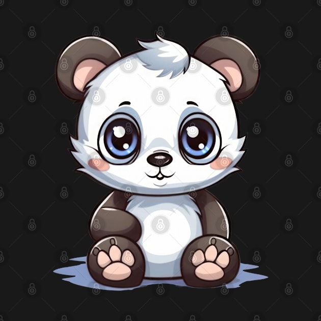 This baby panda cartoon is too cute to handle by Pixel Poetry