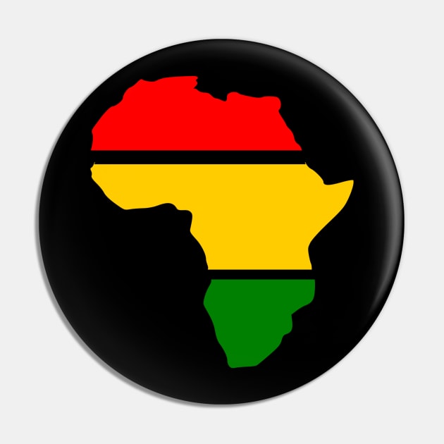 Split Africa Pin by Cargoprints