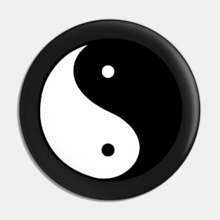 Yin Yang sticker Pin