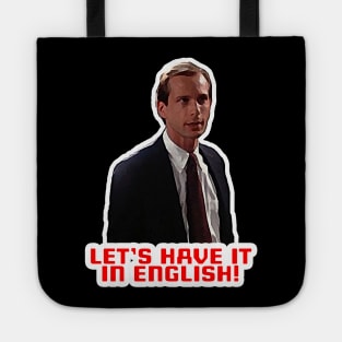 WarGames - Let's Have it in English! Tote