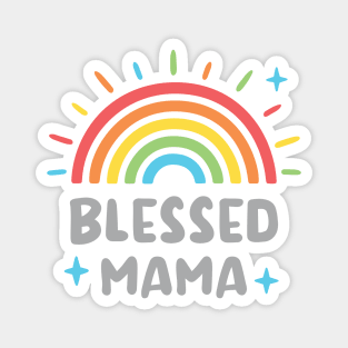 Blessed Mama Rainbow Magnet