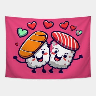 Sushi Hug Tapestry