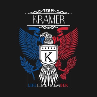 Team Kramer Lifetime Member, Kramer Name, Kramer Middle Name T-Shirt