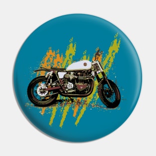 Cafe racer motorbike club Pin