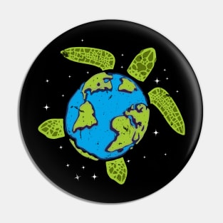 Earth Day 2023 Restore Save The Planet Turtle Art Pin