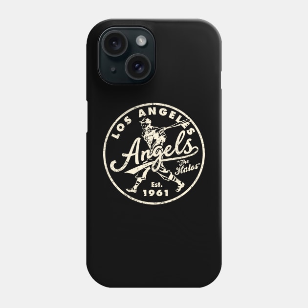 Old Style Los Angeles Angels 2 by Buck Tee Originals Phone Case by Buck Tee