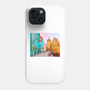 Spring in Rothenburg ob der Tauber Phone Case