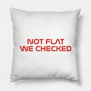 NASA Not flat we checked Pillow