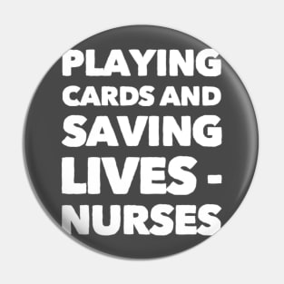 Playing Cards and Saving Lives Pin