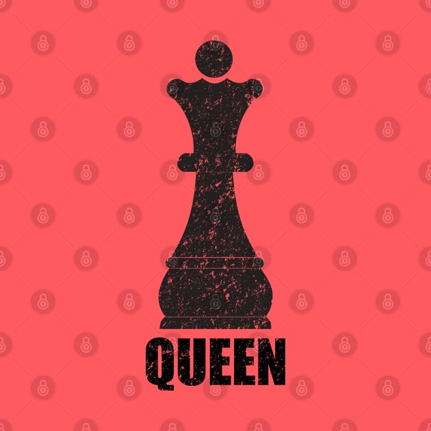 Chess - Chess Piece Queen by Kudostees