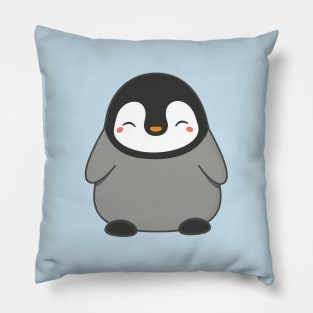 Cute Kawaii Winter Penguin Pillow