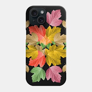 Colourful Leaves in Autumn Tree Leaf Deciduous Forest Trees Phone Case