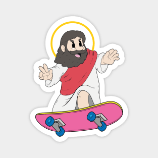 Jesus Skate: Lord of the Board Magnet