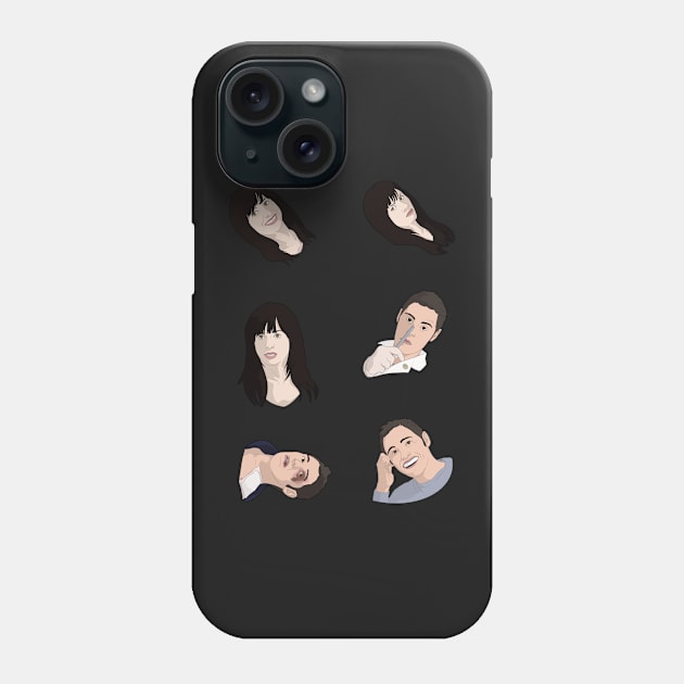 a collection of Gwen and Owen Phone Case by cozsheep