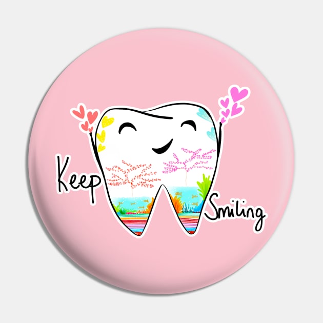 Keep smiling Pin by Happimola