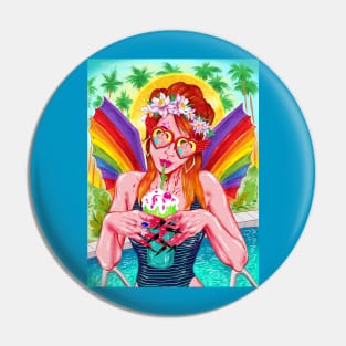 Rainbow Persephone Pin