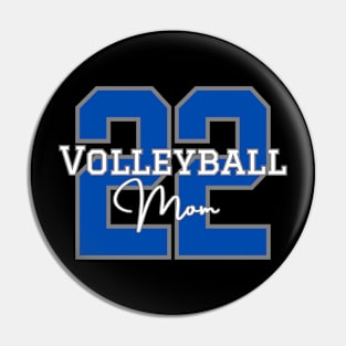 Volleyball Mom Pin