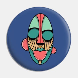 AFRO MASK (Full Blown) Pin