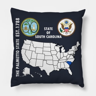 State of South Carolina Pillow